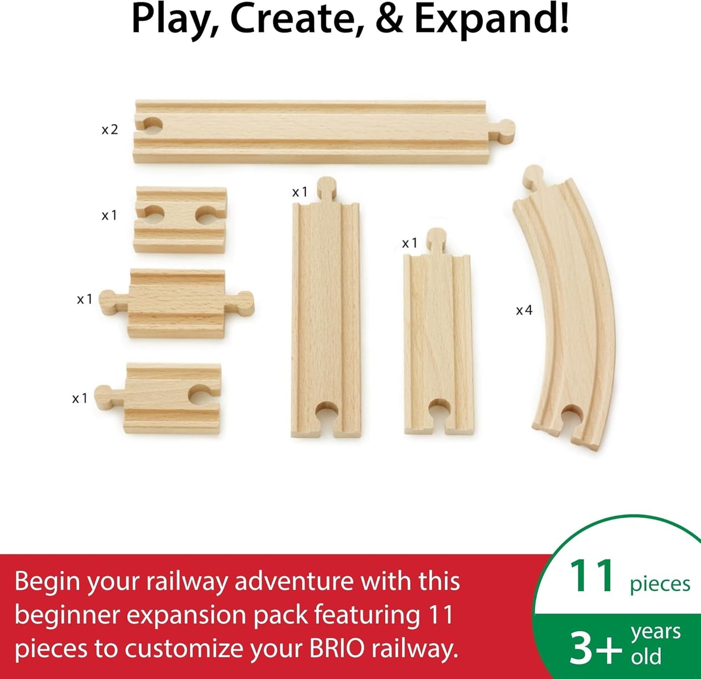 BRIO Beginner Expansion Pack 11 Pieces