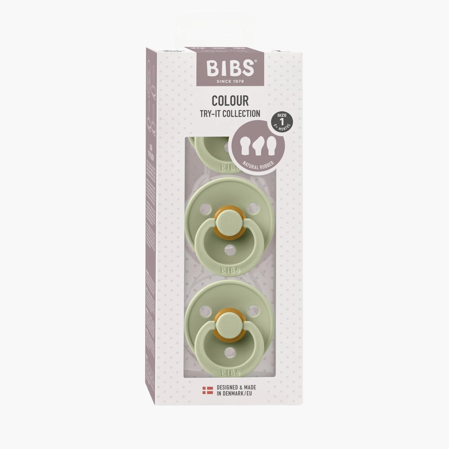 BIBS Try-It Sage Pacifiers