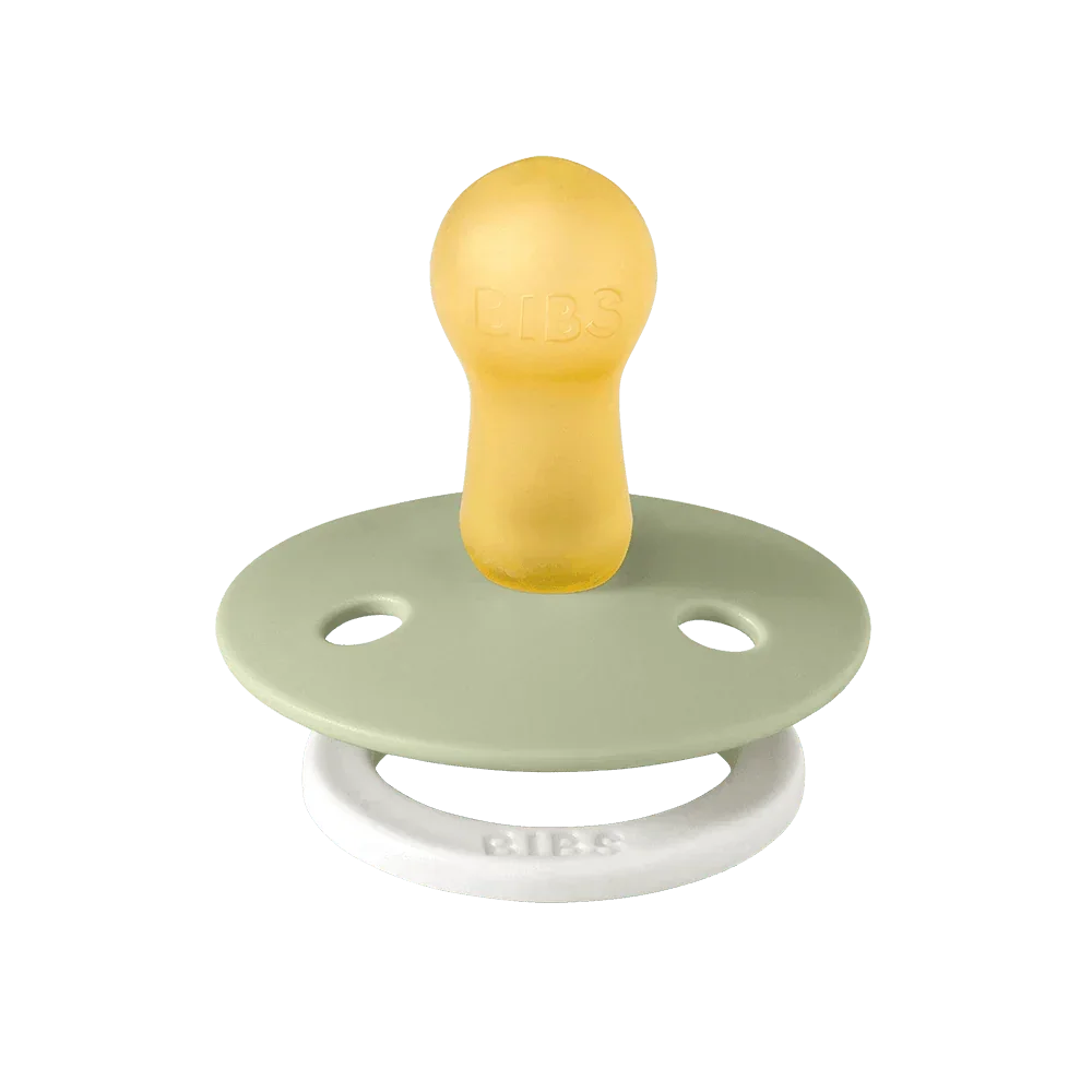 BIBS Sage & Cloud Glow Round Pacifier