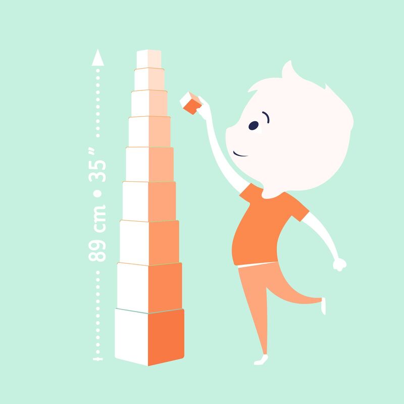 Djeco Wild Animal Stacking Blocks