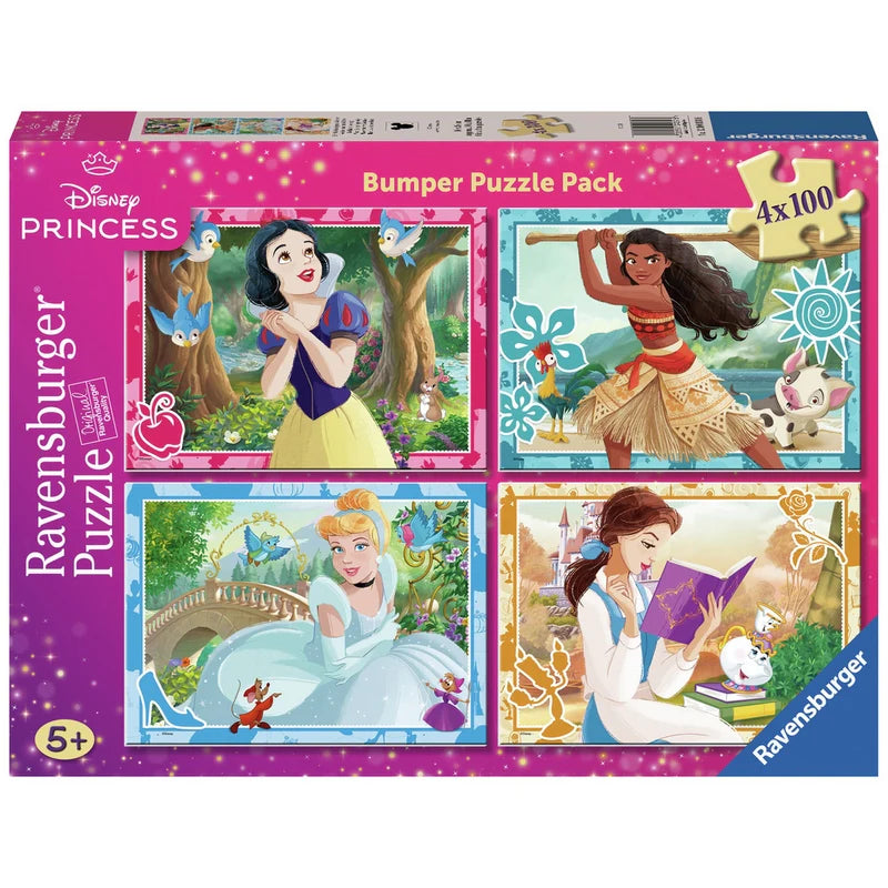 Ravensburger Disney Princess Bumper Pack Puzzle 4x100 Pieces