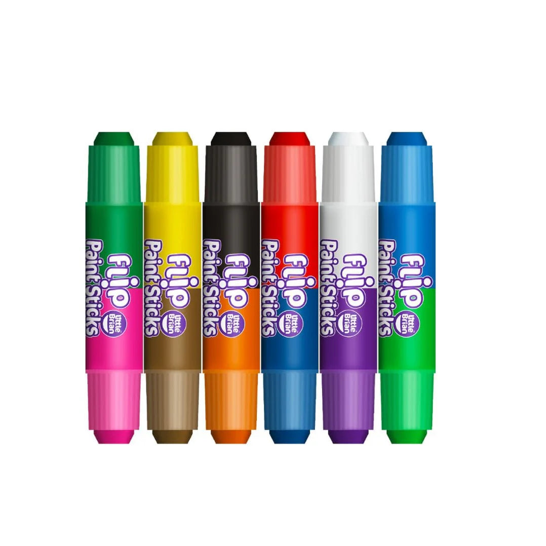 Little Brian Paint Sticks Flip Paint Sticks 6pk