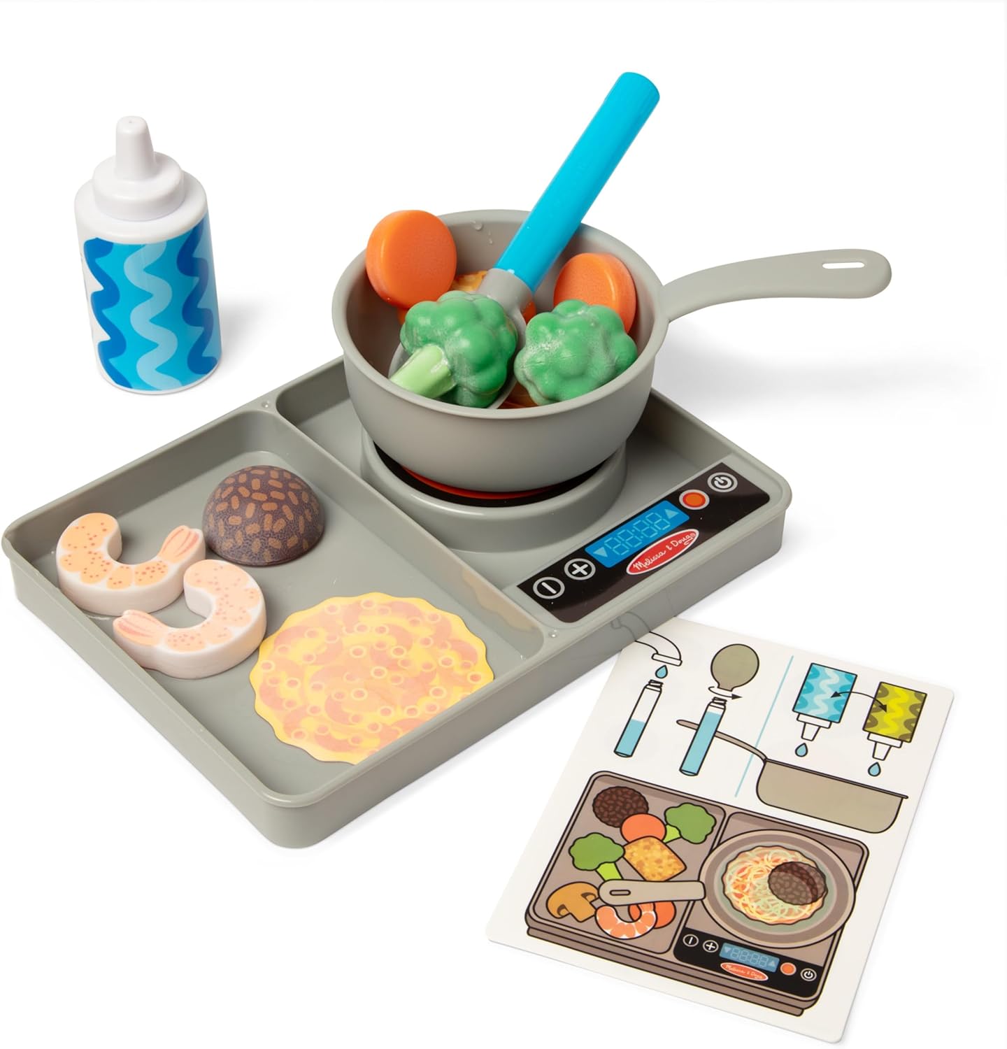 Melissa & Doug Water Wow Simmer & Stir Stove Top Play Set