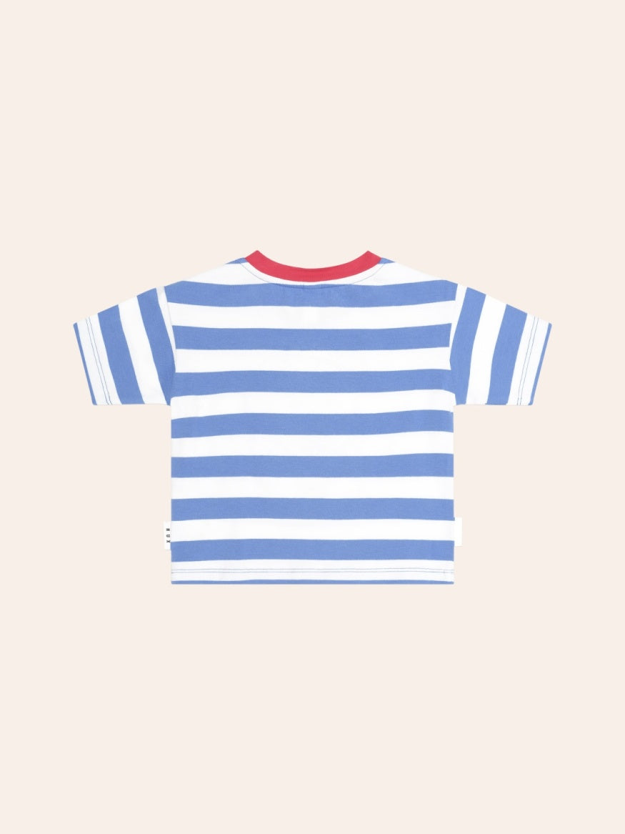 Huxbaby Nautical Stripe Sitting Hux Tee