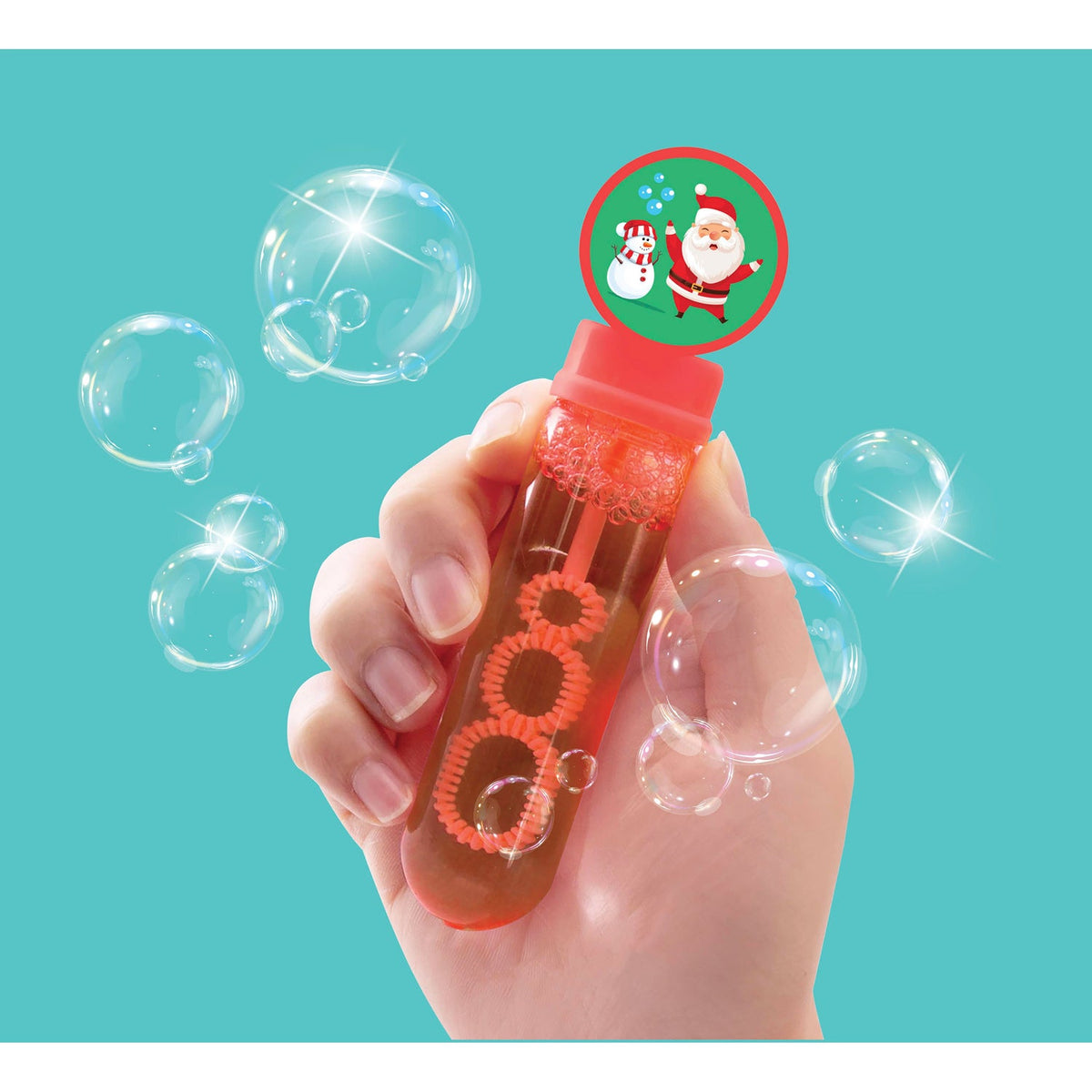 Discovery Zone Santa Bubbles