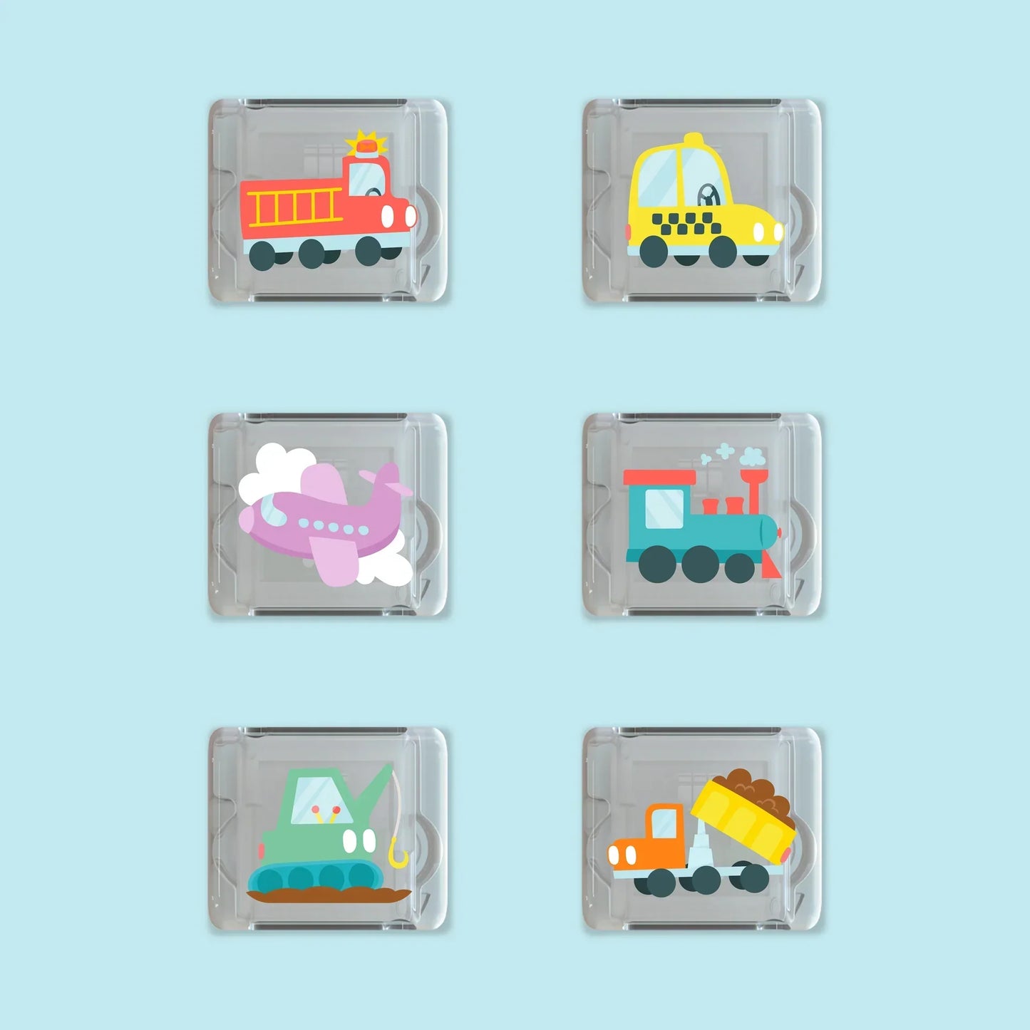 Glo Pals Limited Edition Light-Up Cubes, 6-Pack Auto Gift Set