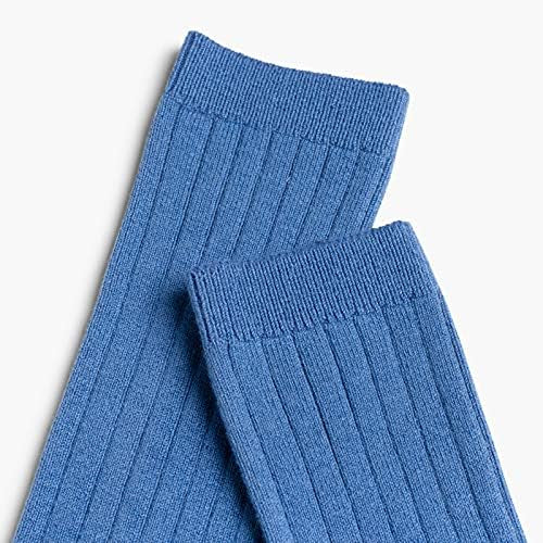 Condor Blue Knee High Rib Socks