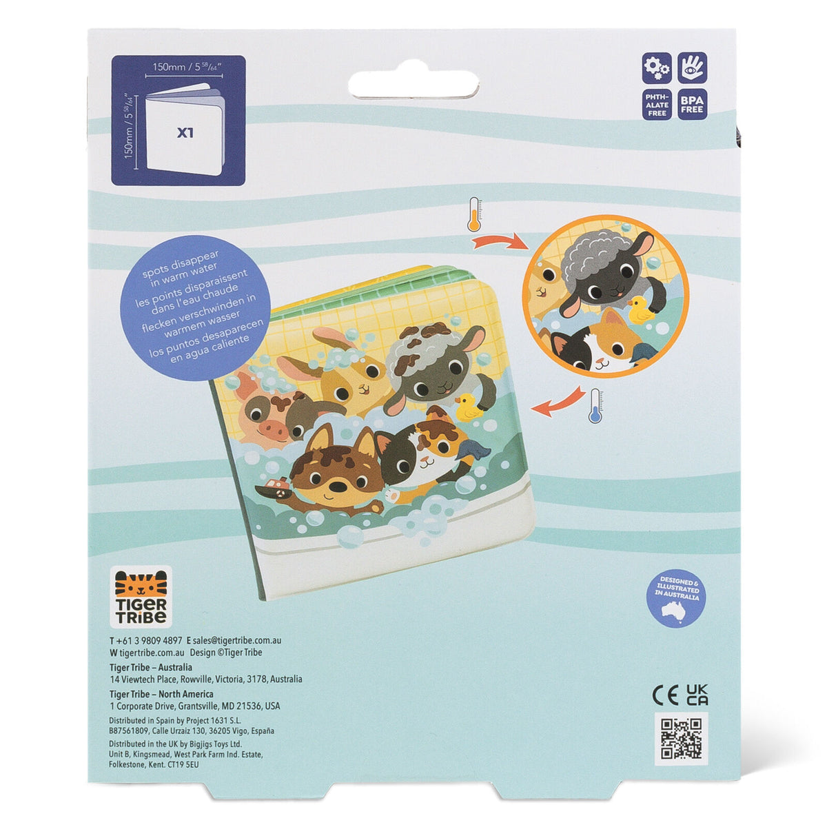 Tiger Tribe Bath Book Messy Farm