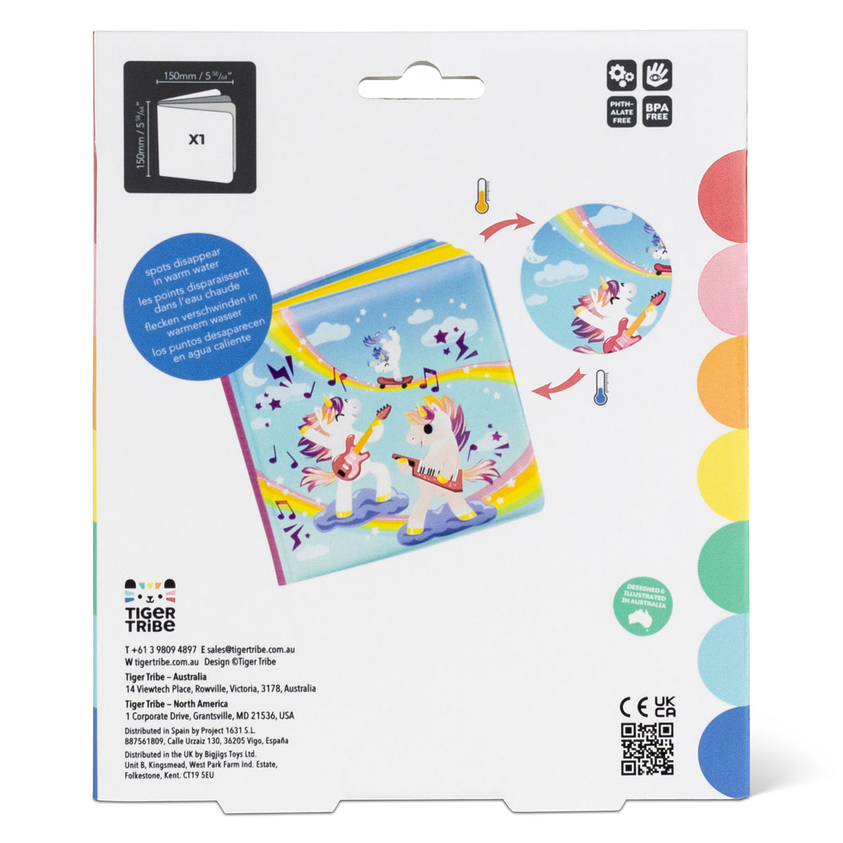 Tiger Tribe Bath Book Messy Unicorns