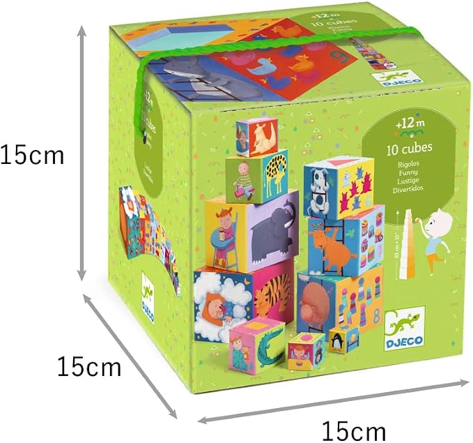 Djeco Funny Stacking Blocks