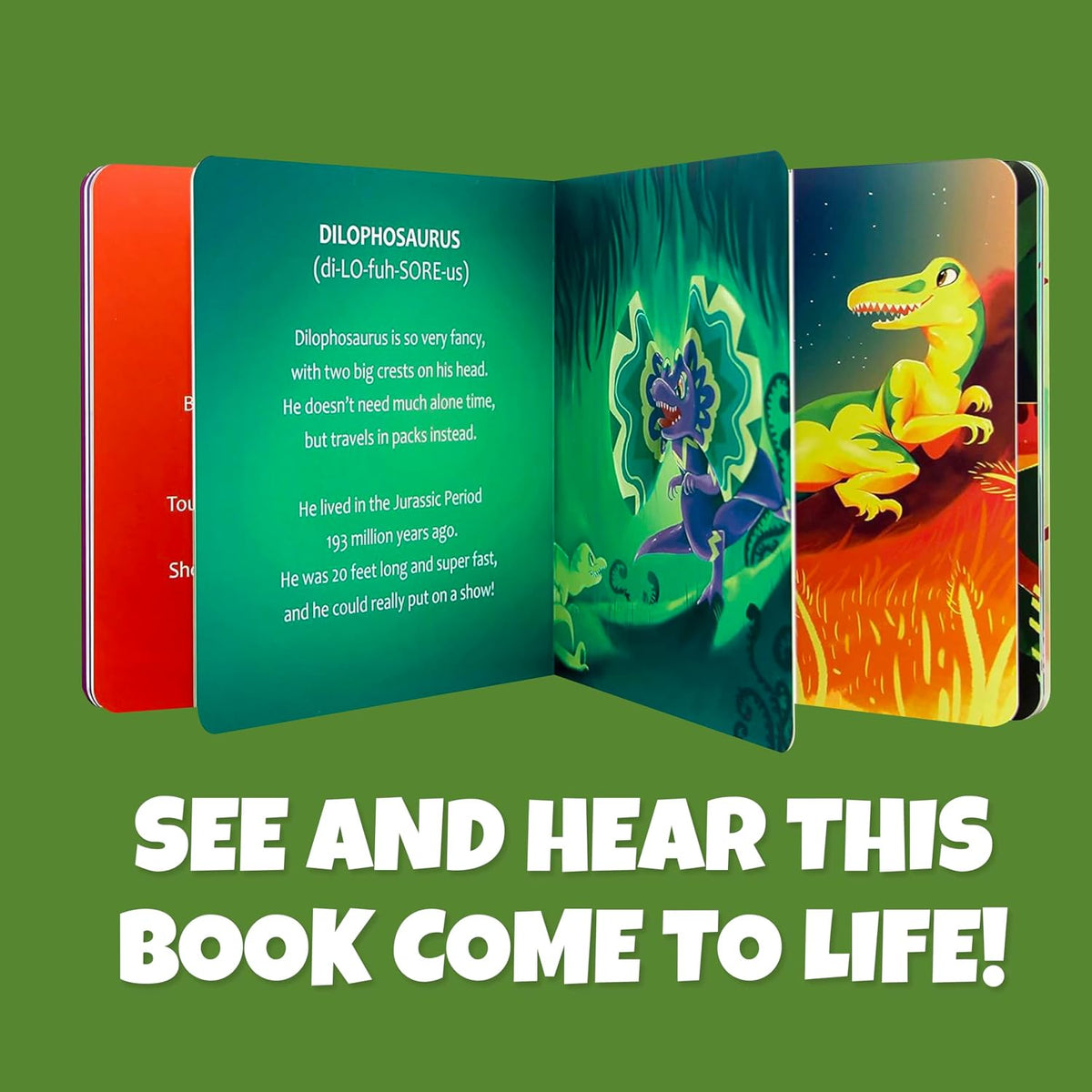 HoloToyz Jurassic Dinos Interactive AR Book