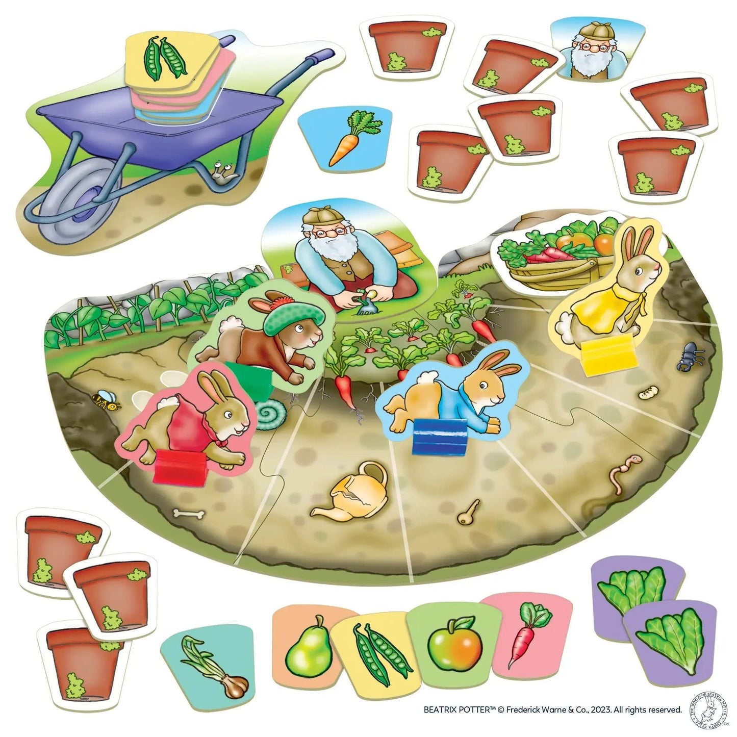 Orchard Toys Peter Rabbit Race children's board game featuring Beatrix Potter characters