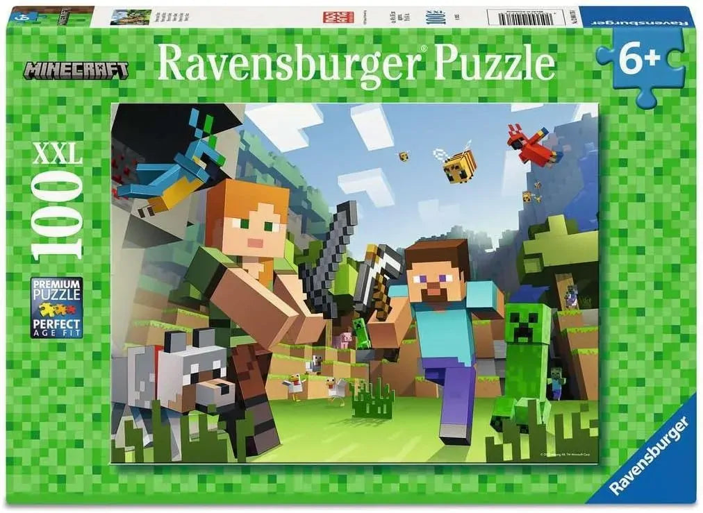 Ravensburger Steve & Alex Minecraft Puzzle 100pc