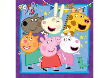 Ravensburger 3 x 49pc Jigsaw Puzzle Peppa Pig Peppa's Family & Friends