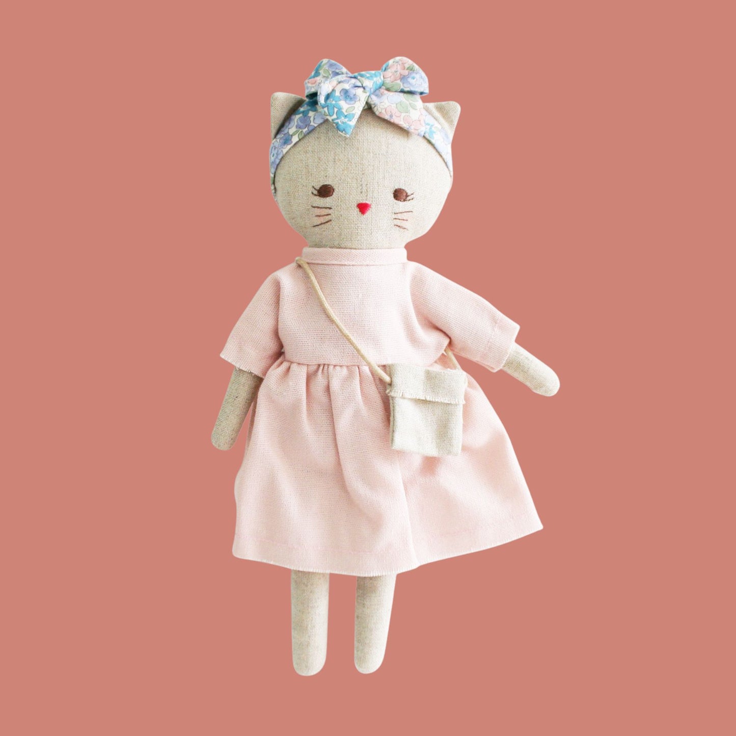 Alimrose Mini Lily Kitten Pink Linen