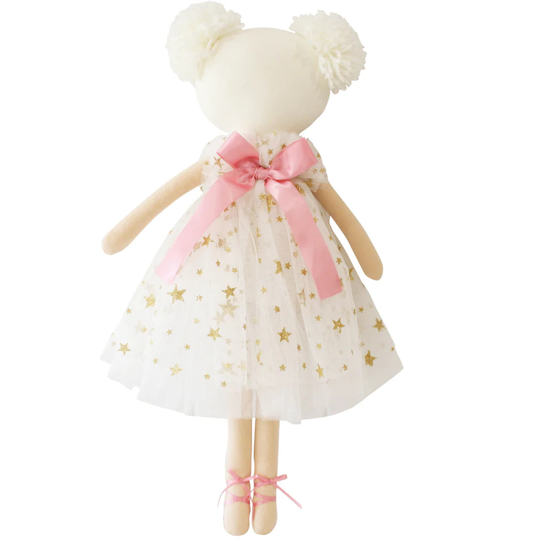 Alimrose Pom Pom Luna Doll Ivory Gold Star