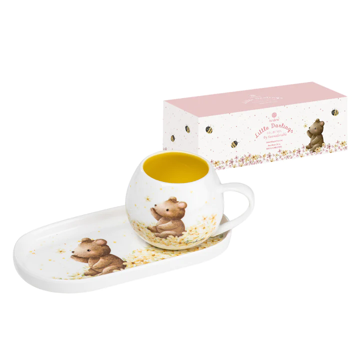 Ashdene Little Darlings Baby Bear Mug & Plate Set
