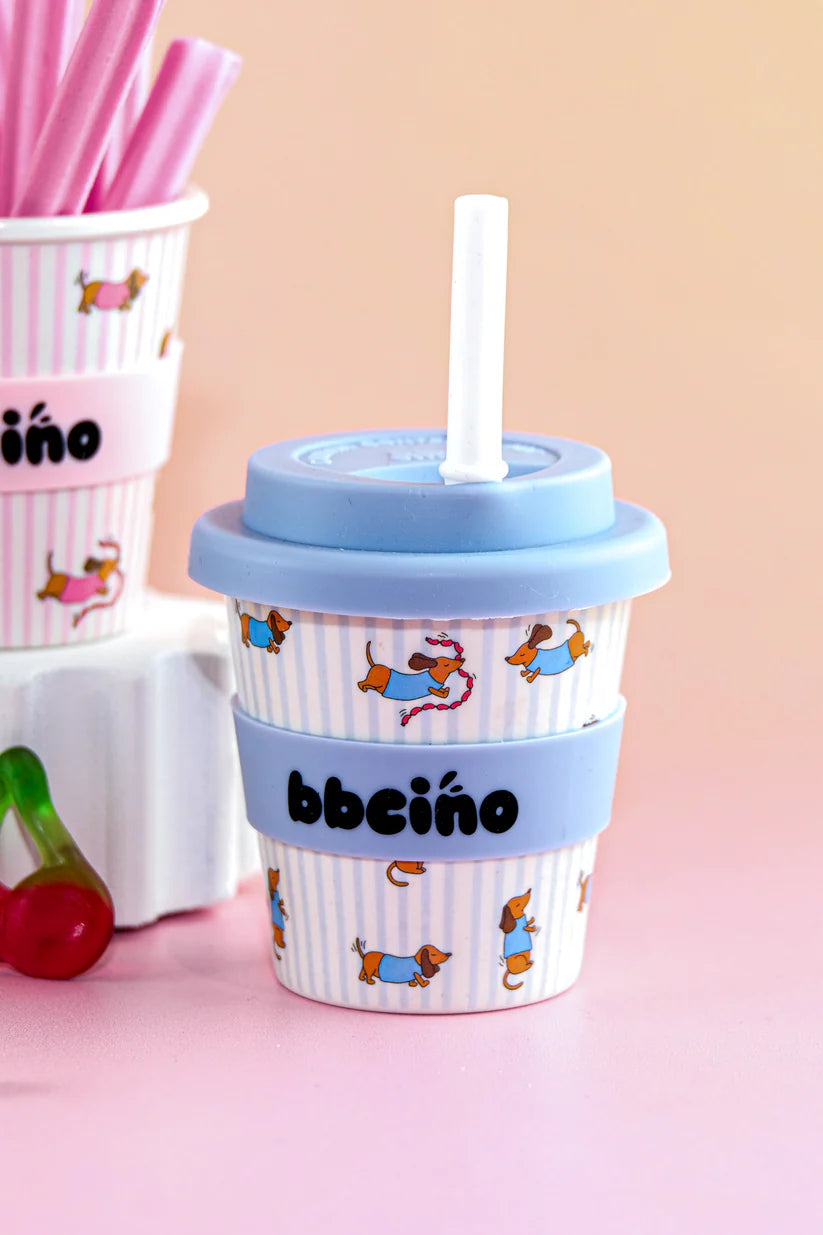 BBChino Reusable Babycino Cup Dash In Blue