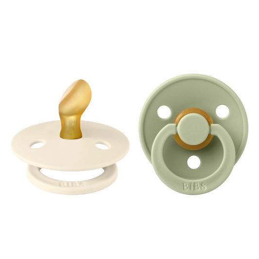 BIBS Ivory/Sage Anatomical Pacifier