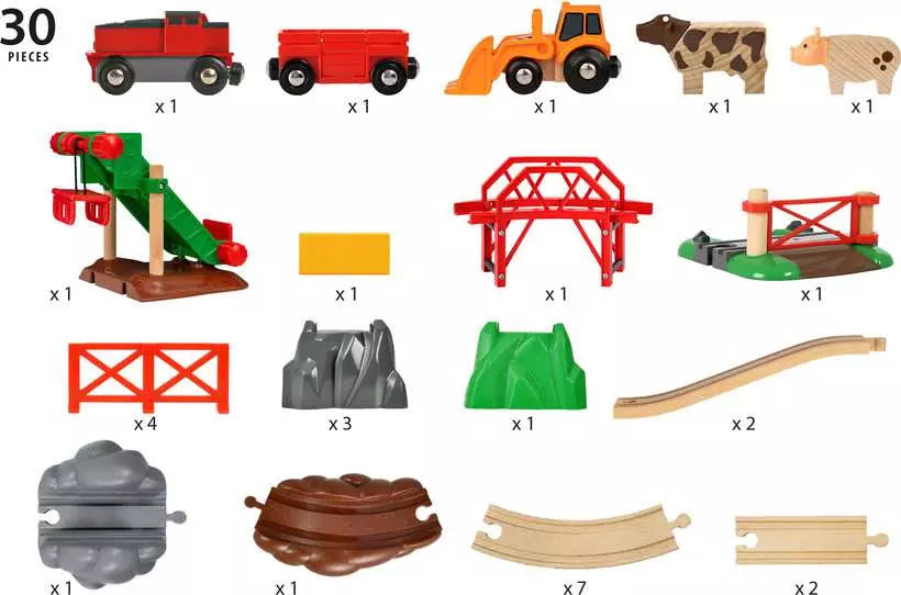 BRIO Animal Farm Set 30pc
