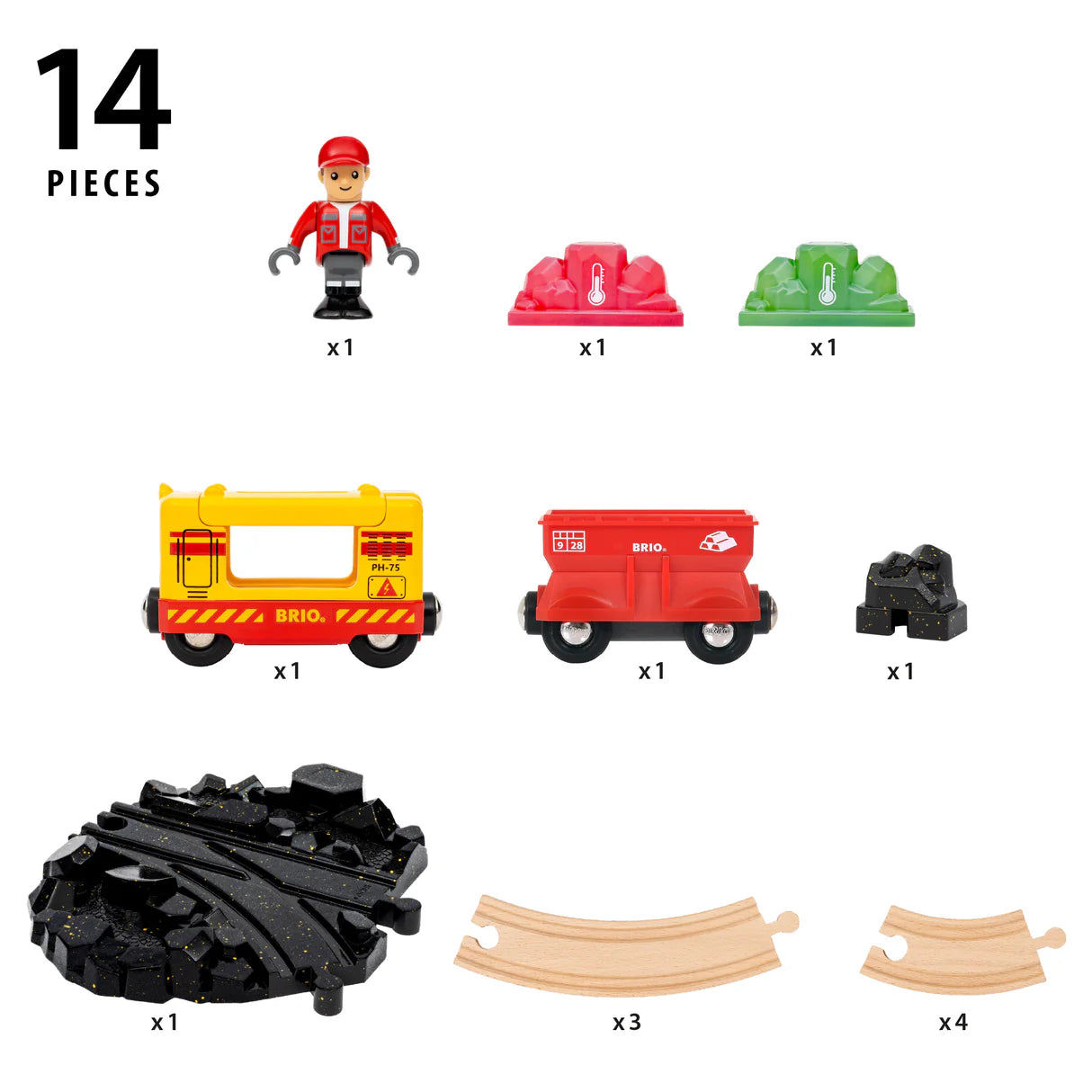 BRIO Cargo Gemstone Set 14pc