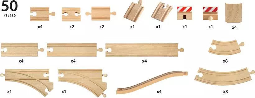 BRIO Track Pack 50pc