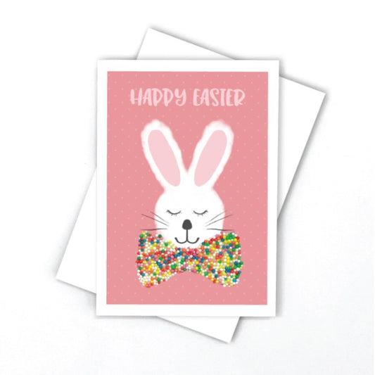 Candle Bark Creations Freckle Bow Tie Bunny Gift Card