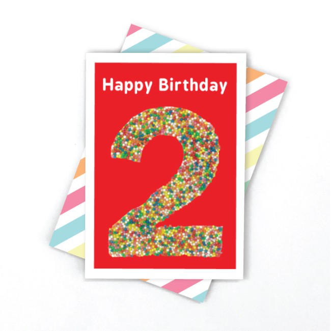 Candle Bark Creations Second Birthday Freckles Gift Card