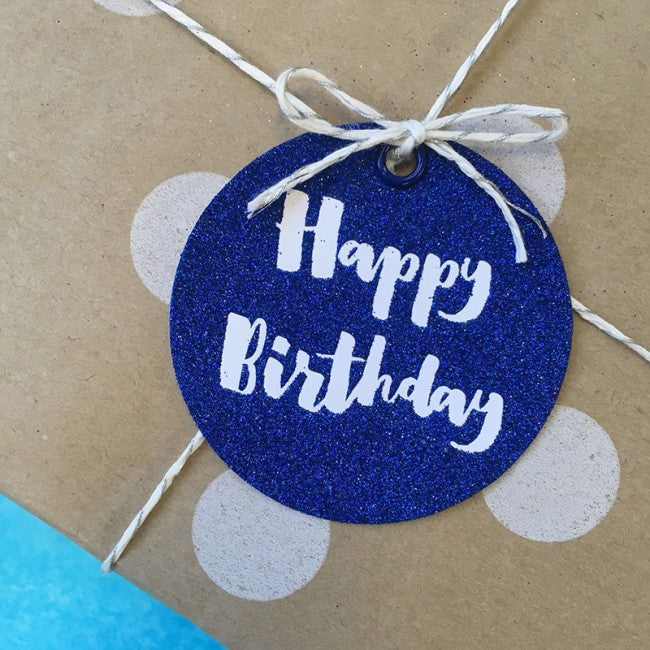 Candle Bark Happy Birthday Gift Tag