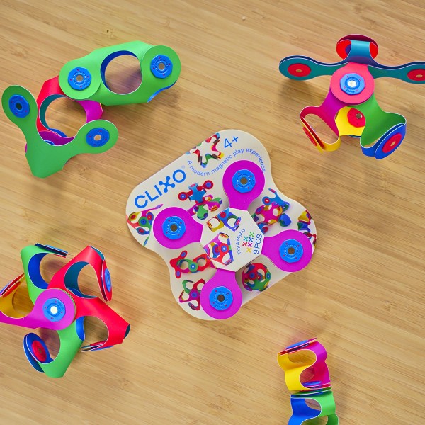 Clixo Tiny & Mighty Magnetic Toy 9pc