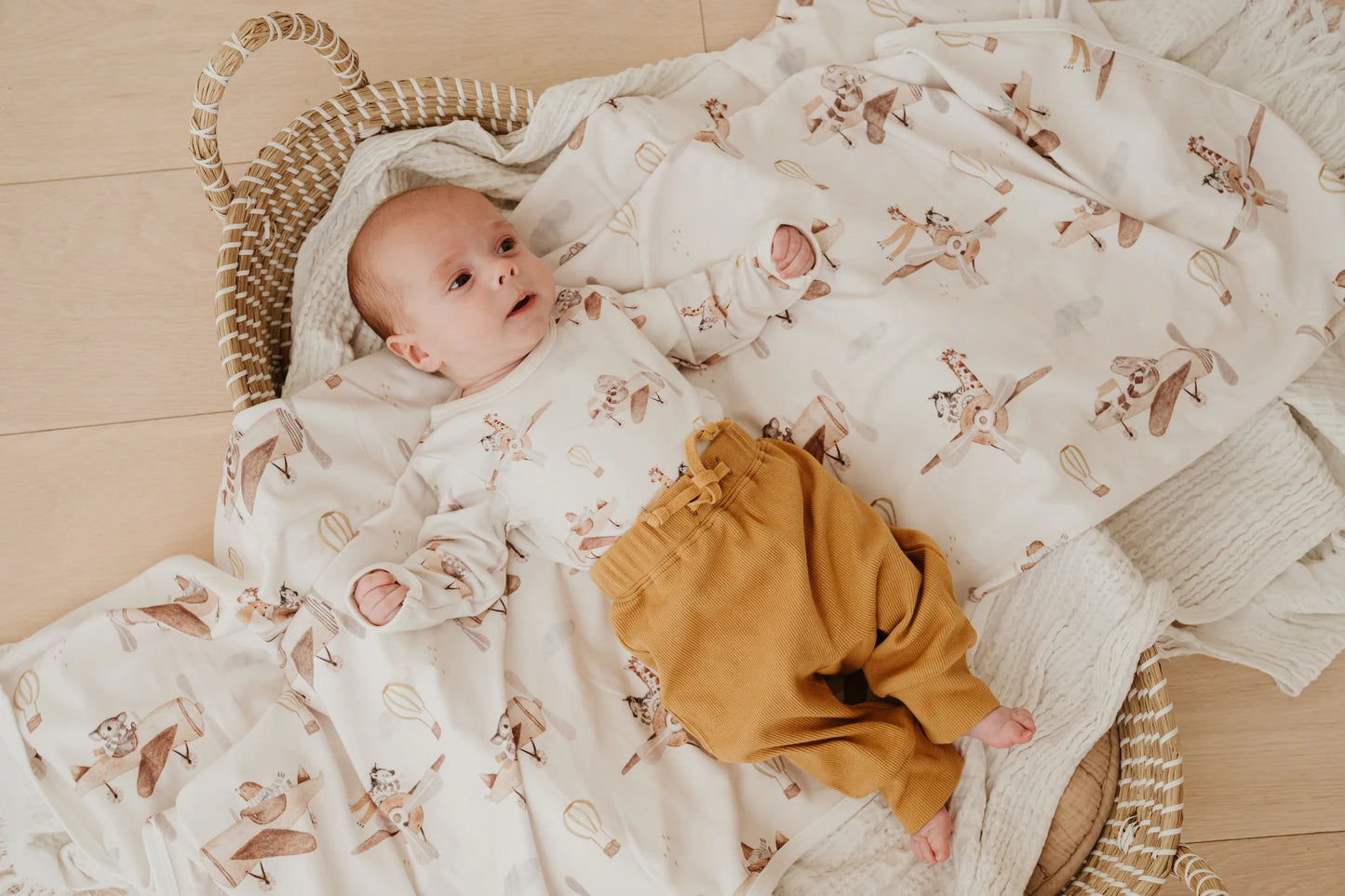 Confetti Kidz Long Sleeve Bodysuit Up and Away