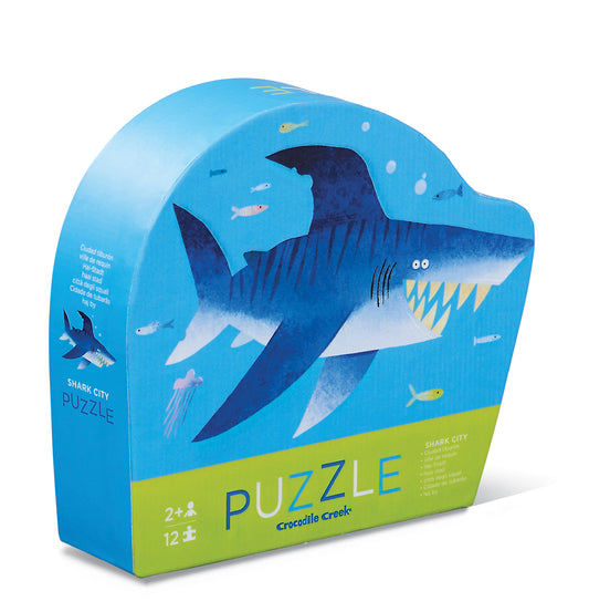 Crocodile Creek Jigsaw Puzzle 12pc Shark City