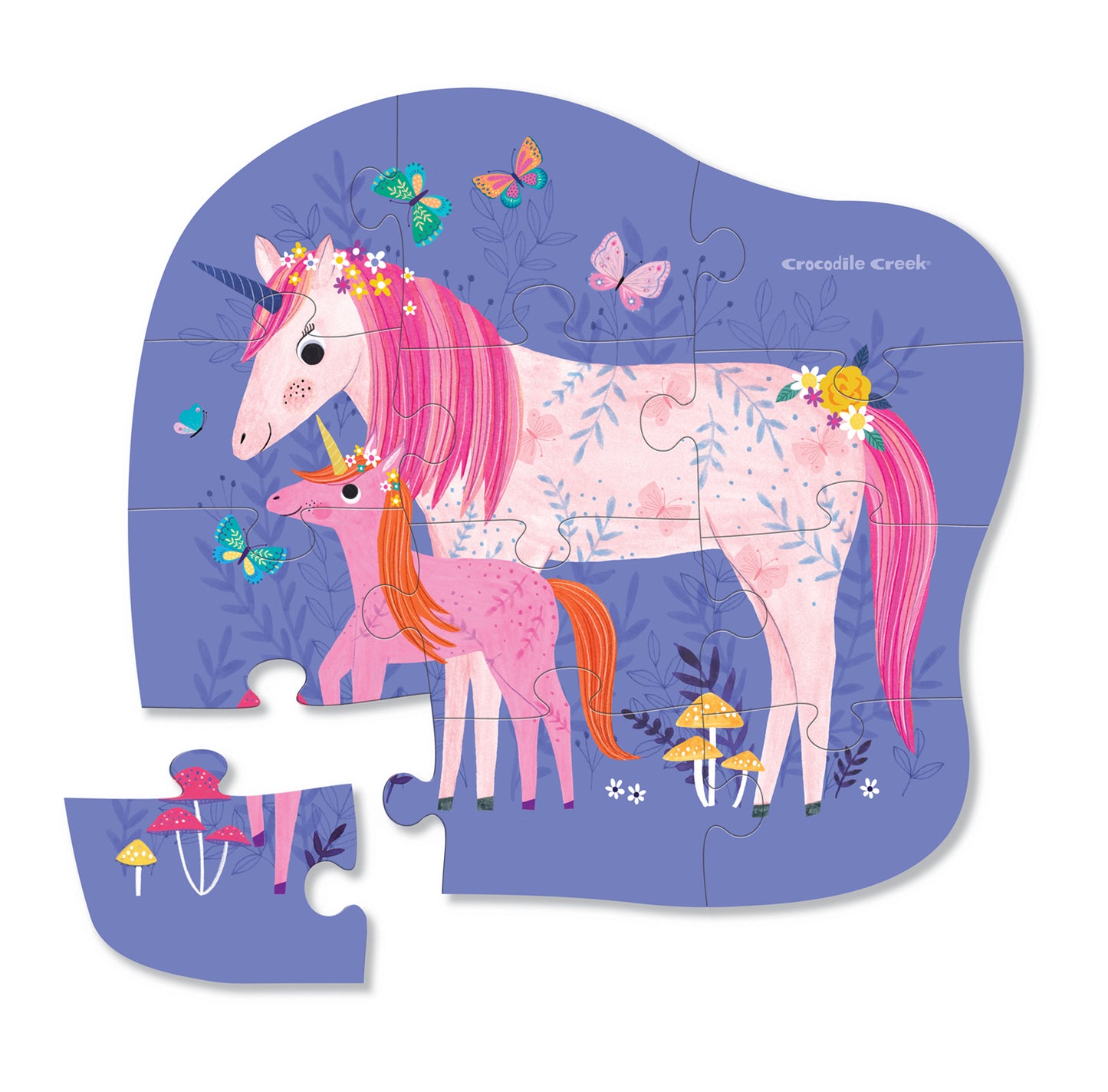 Crocodile Creek 12c Jigsaw Puzzle Unicorn Magic