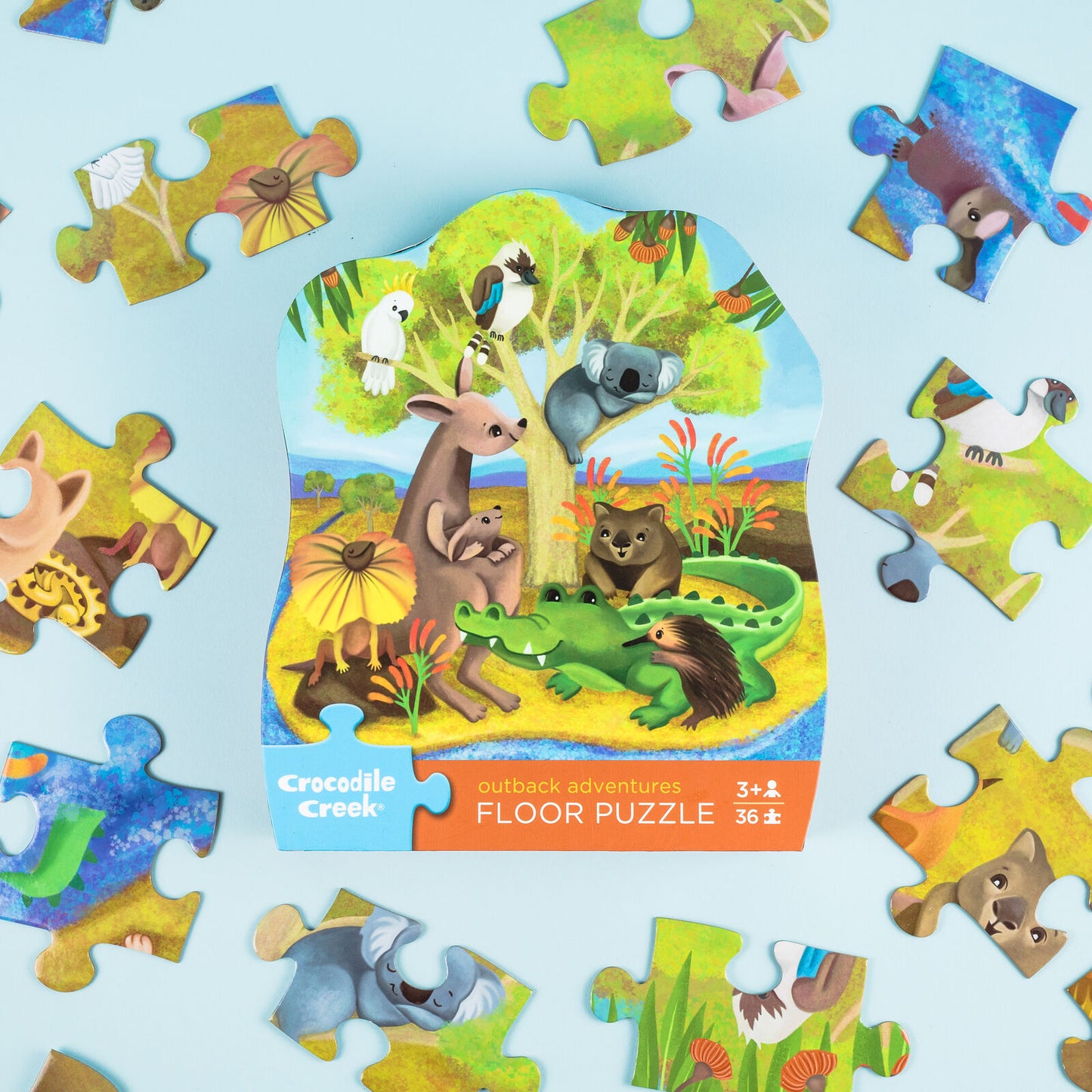 Crocodile Creek 36pc Jigsaw Puzzle Outback Adventures