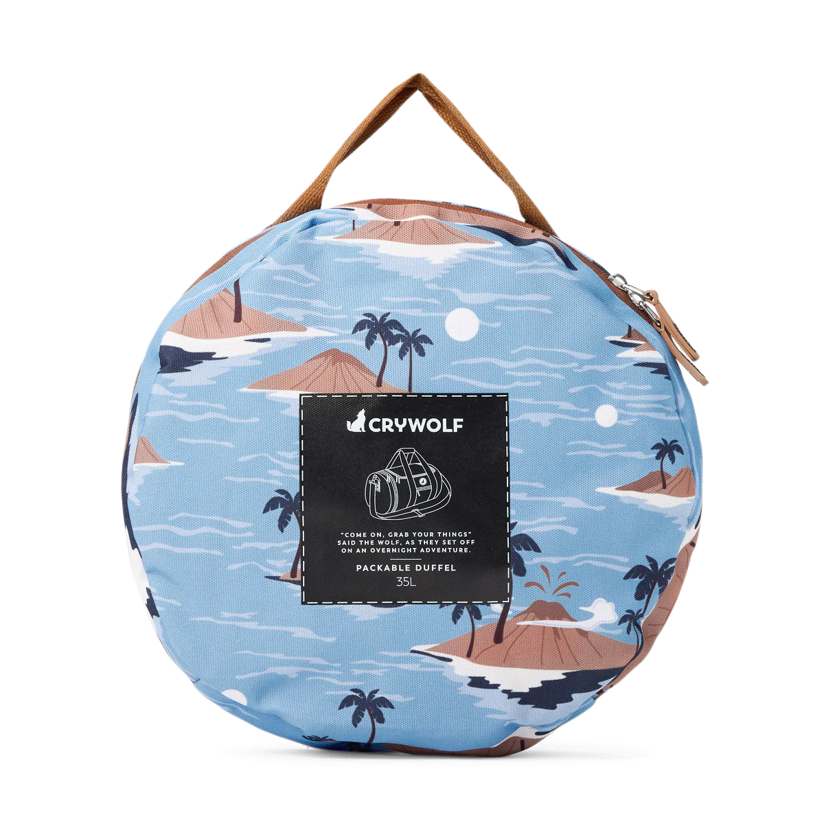 Crywolf Packable Duffle Blue Lost Island