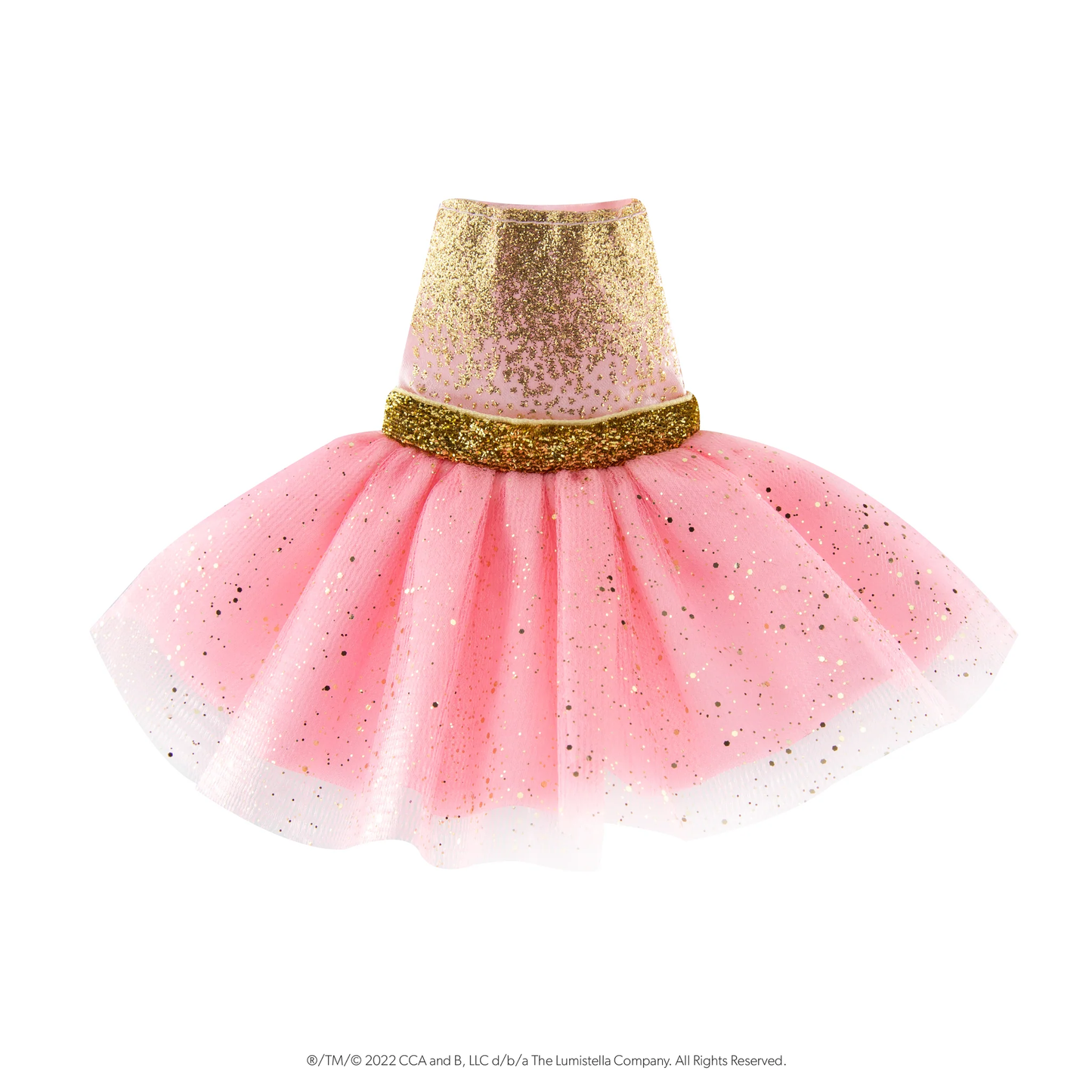 Elf On The Shelf Claus Couture Pink Sparkle Party Dress