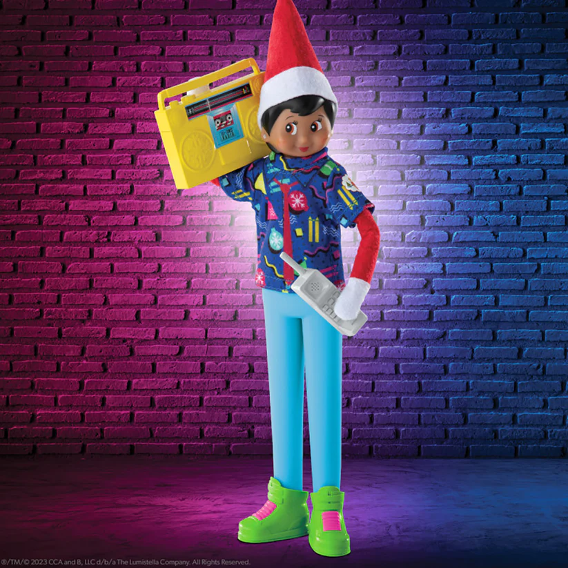 Elf On The Shelf Claus Couture Retro Rad 80s Gear