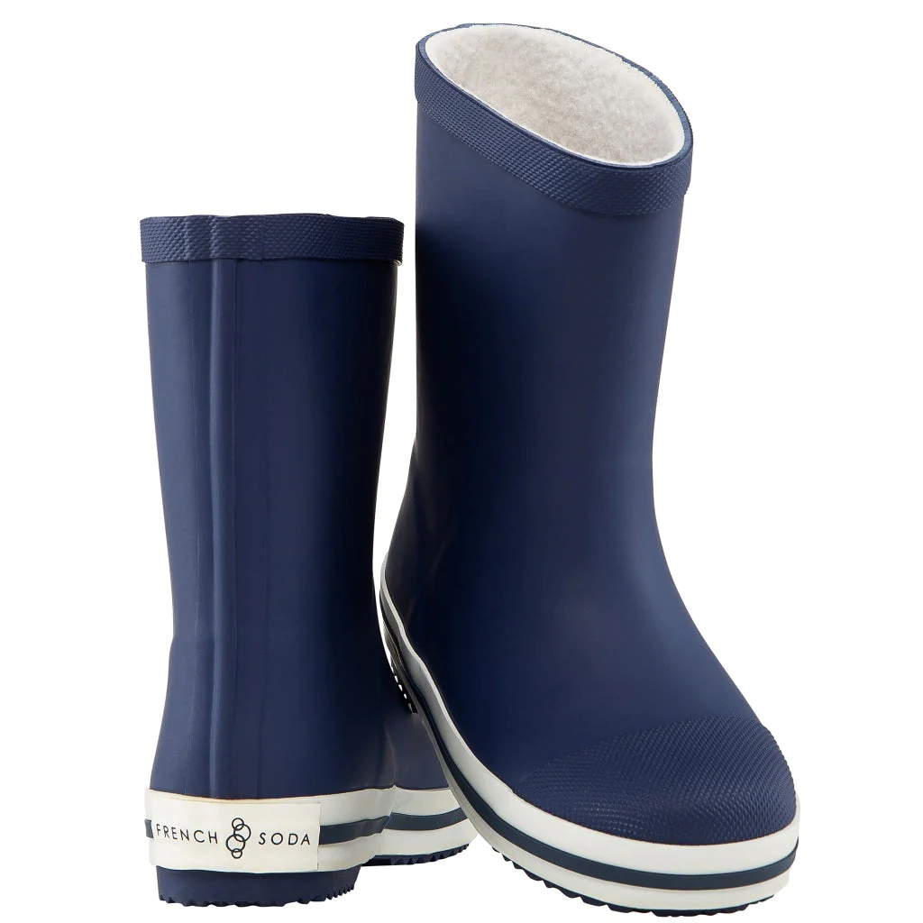 French Soda Gumboots Navy