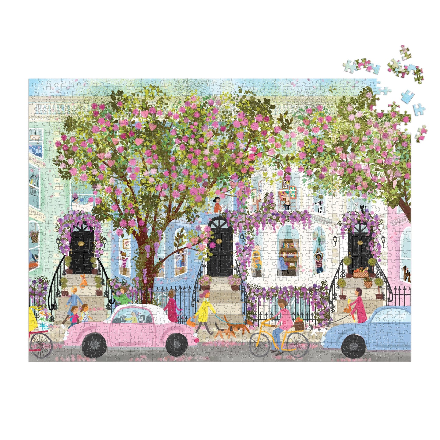 Galison 1000pc Jigsaw Puzzle Spring Terrace Joy Laforme
