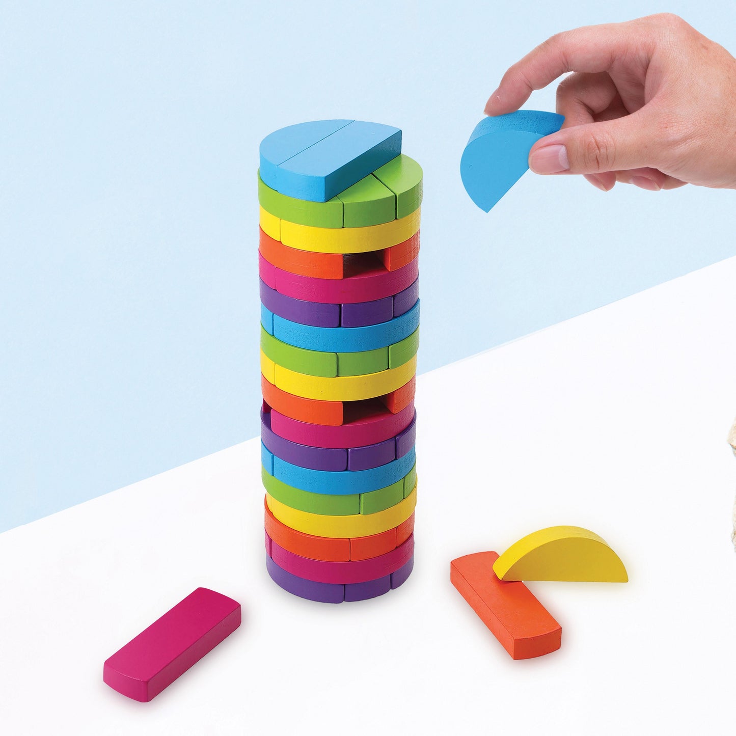 Games Room Round Tower Tumbling Blocks