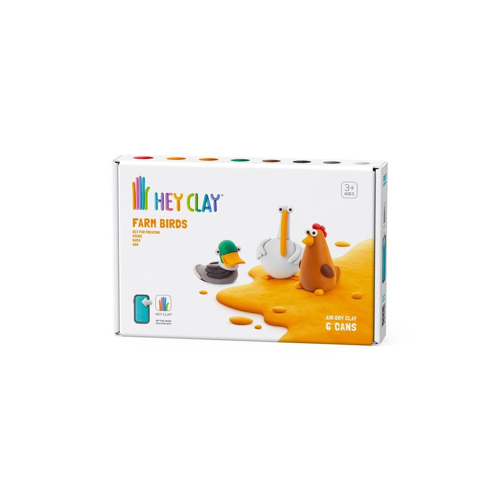 Hey Clay Farm Birds Set Medium