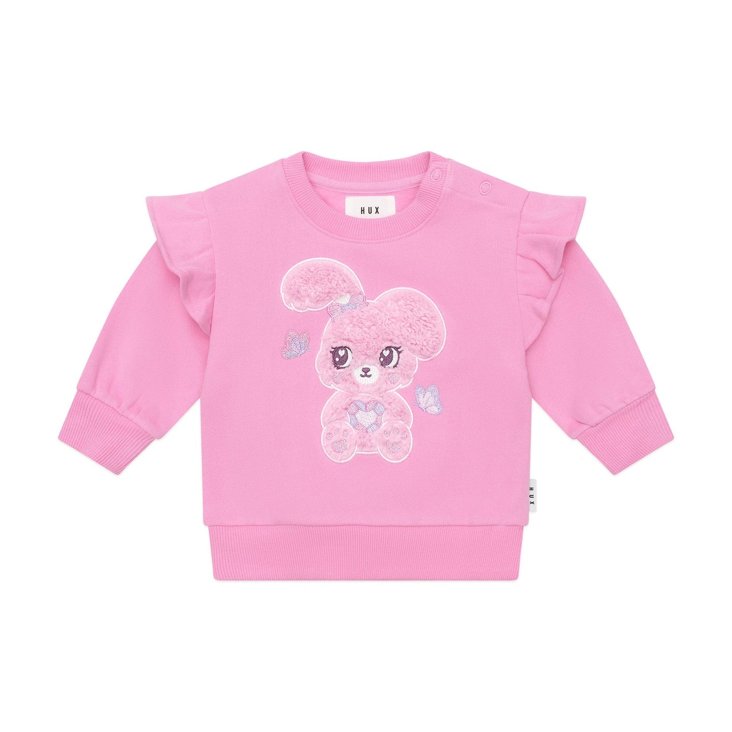 Huxbaby Bunny Gem Frill Sweatshirt