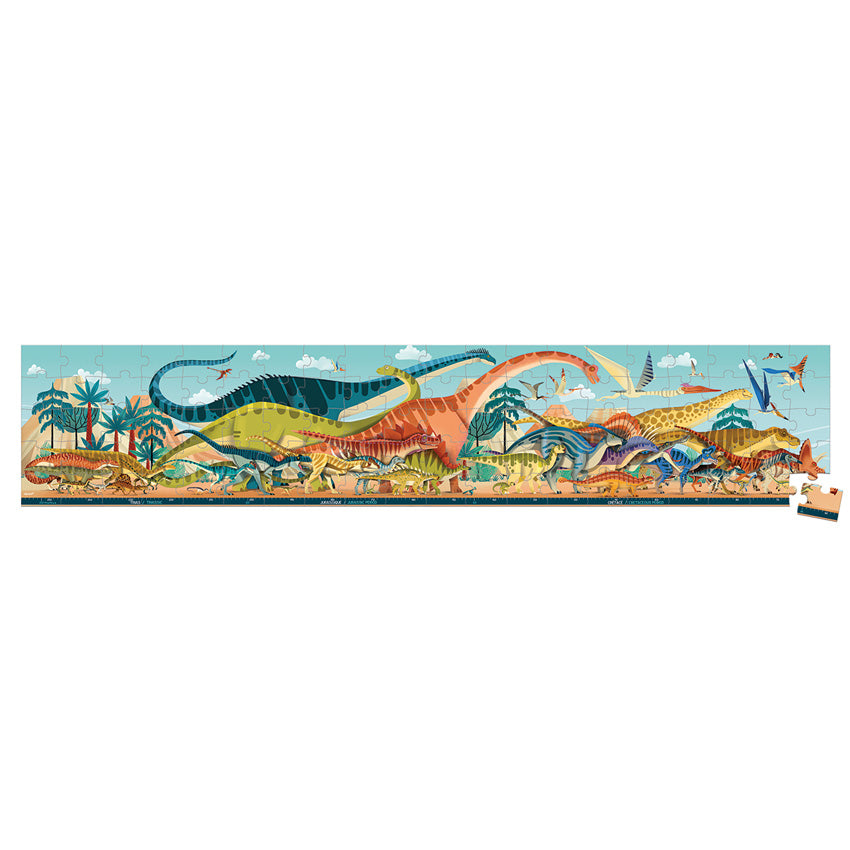 Janod 100pc Jigsaw Puzzle Dino Paroramic