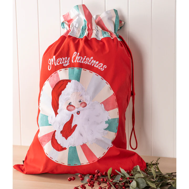 Kids Recycled Cotton Christmas Sack