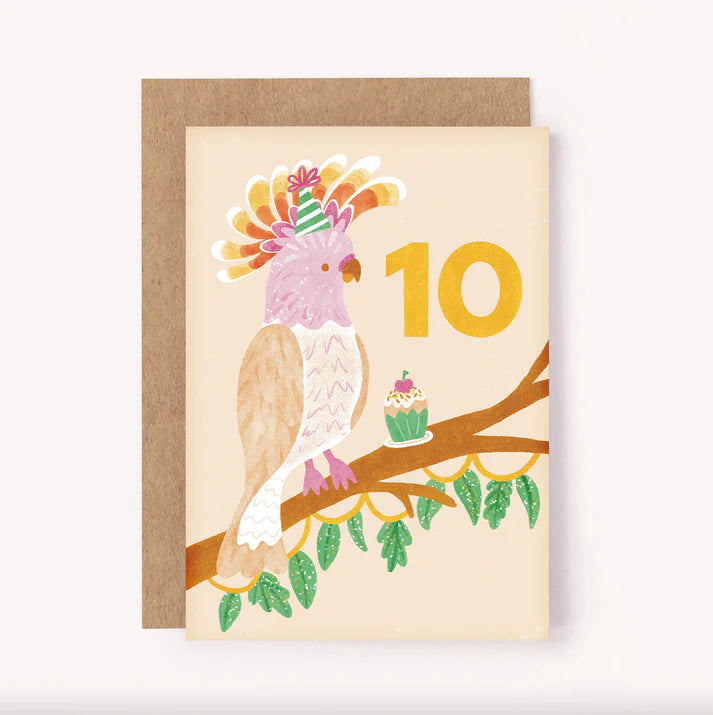 Lauren Sissons 10th Birthday Card