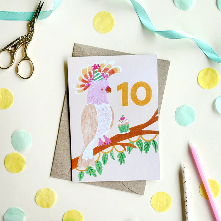 Lauren Sissons 10th Birthday Card