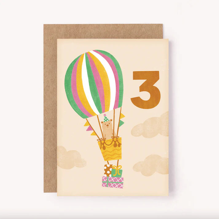 Lauren Sissons 3rd Birthday Card