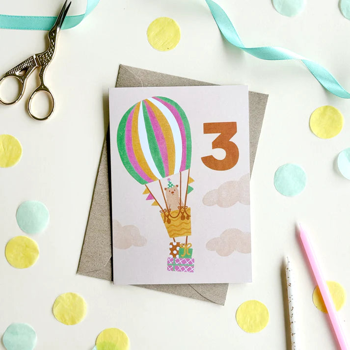 Lauren Sissons 3rd Birthday Card