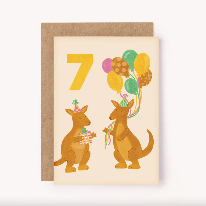 Lauren Sissons 7th Birthday Card