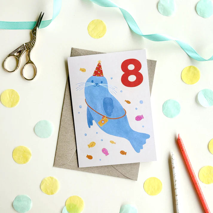 Lauren Sissons 8th Birthday Card